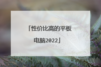 性价比高的平板电脑2022
