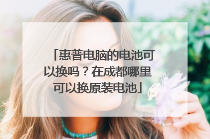 惠普电脑的电池可以换吗?在成都哪里可以换原装电池