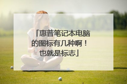 惠普笔记本电脑的图标有几种啊!也就是标志