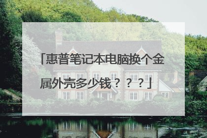 惠普笔记本电脑换个金属外壳多少钱???