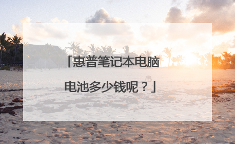 惠普笔记本电脑 电池多少钱呢？