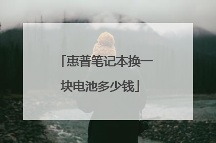 惠普笔记本换一块电池多少钱