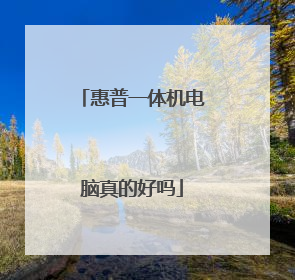 惠普一体机电脑真的好吗