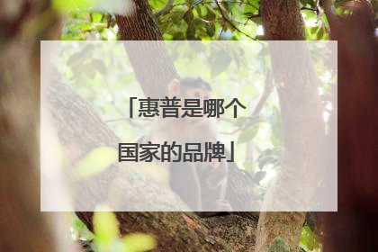 惠普是哪个国家的品牌