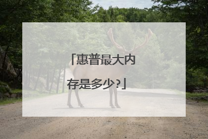 惠普最大内存是多少?