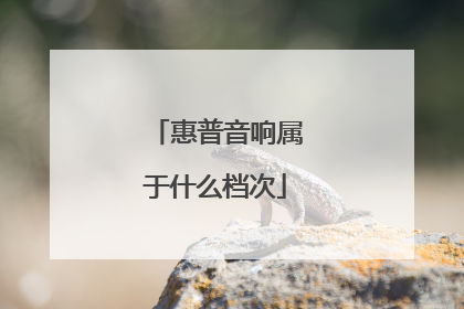 惠普音响属于什么档次