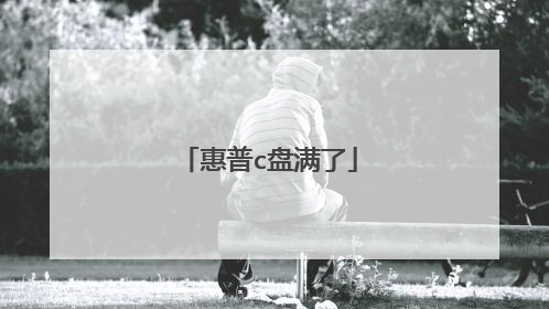 惠普c盘满了