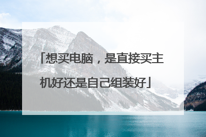 想买电脑,是直接买主机好还是自己组装好