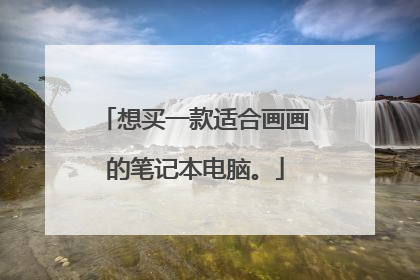 想买一款适合画画的笔记本电脑。