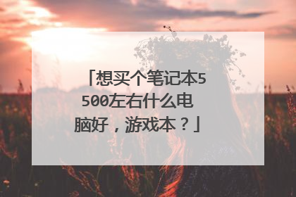 想买个笔记本5500左右什么电脑好,游戏本?