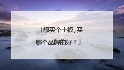 想买个主板,买哪个品牌的好?