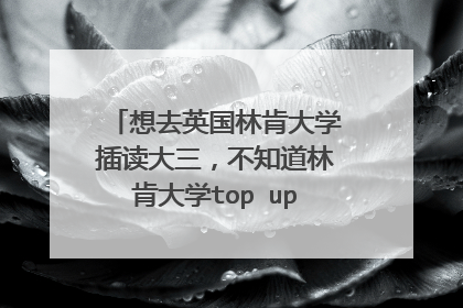 想去英国林肯大学插读大三,不知道林肯大学top up课程难毕业吗?