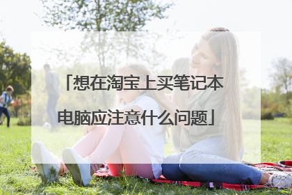想在淘宝上买笔记本电脑应注意什么问题