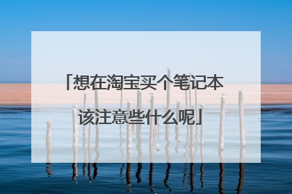 想在淘宝买个笔记本 该注意些什么呢