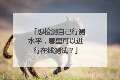 想检测自己行测水平,哪里可以进行在线测试?