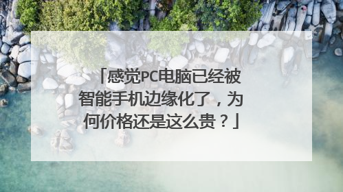 感觉PC电脑已经被智能手机边缘化了,为何价格还是这么贵?