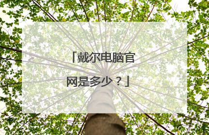 戴尔电脑官网是多少?