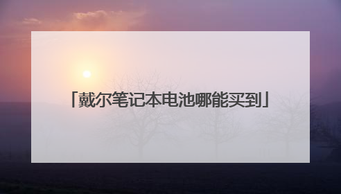 戴尔笔记本电池哪能买到