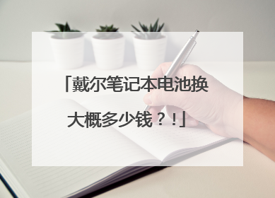 戴尔笔记本电池换大概多少钱?!