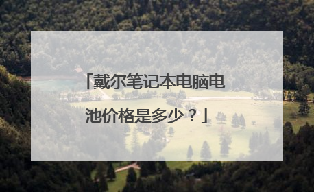 戴尔笔记本电脑电池价格是多少？