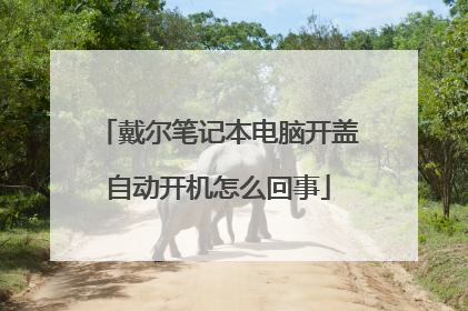 戴尔笔记本电脑开盖自动开机怎么回事