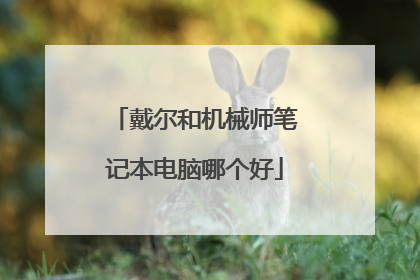 戴尔和机械师笔记本电脑哪个好