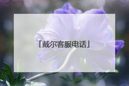 戴尔客服电话