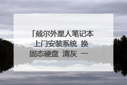 戴尔外星人笔记本 上门安装系统 换固态硬盘 清灰 一起要多少钱？