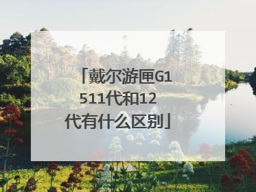 戴尔游匣G1511代和12代有什么区别