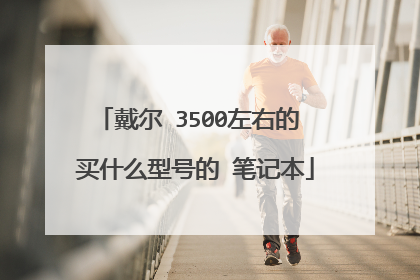 戴尔 3500左右的 买什么型号的 笔记本
