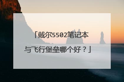 戴尔5502笔记本与飞行堡垒哪个好？