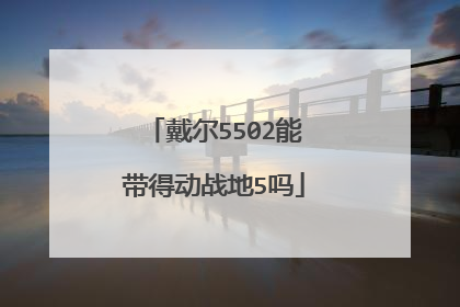 戴尔5502能带得动战地5吗