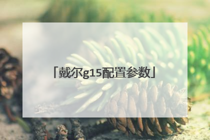 戴尔g15配置参数