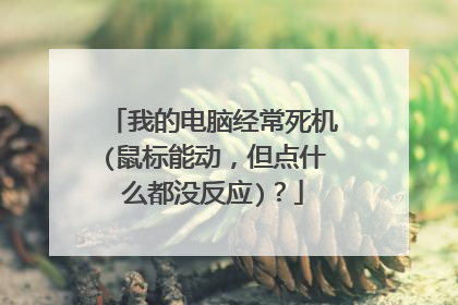 我的电脑经常死机(鼠标能动,但点什么都没反应)?