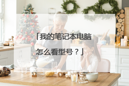 我的笔记本电脑怎么看型号？