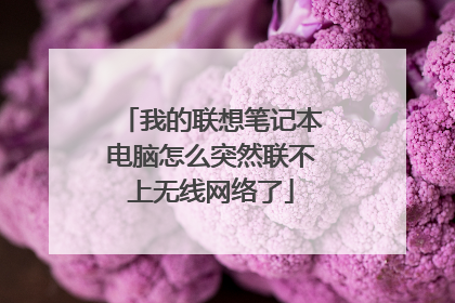 我的联想笔记本电脑怎么突然联不上无线网络了