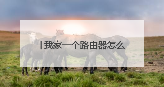 我家一个路由器怎么有两个WiFi,而且网速不是特别好