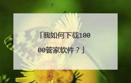 我如何下载10000管家软件?