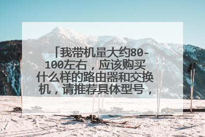 我带机量大约80-100左右,应该购买什么样的路由器和交换机,请推荐具体型号,和原因。谢谢!