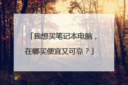 我想买笔记本电脑，在哪买便宜又可靠？