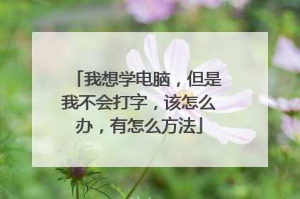 我想学电脑,但是我不会打字,该怎么办,有怎么方法