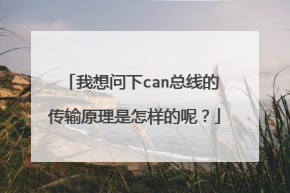 我想问下can总线的传输原理是怎样的呢？