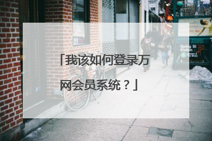 我该如何登录万网会员系统?