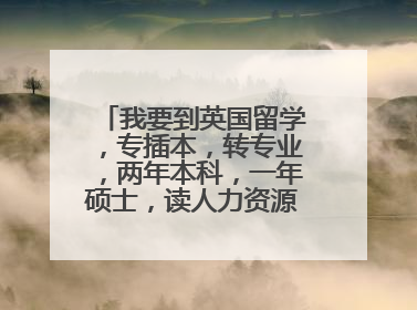 我要到英国留学,专插本,转专业,两年本科,一年硕士,读人力资源好还是读市场营销好?