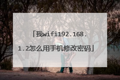 我wifi192.168.1.2怎么用手机修改密码