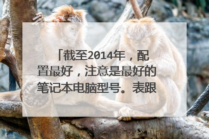 截至2014年,配置最好,注意是最好的笔记本电脑型号。表跟我扯那些性价比