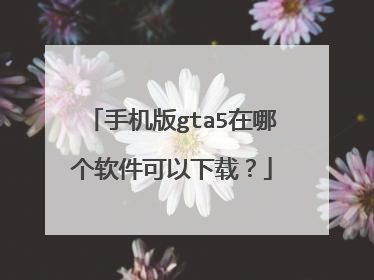 手机版gta5在哪个软件可以下载?