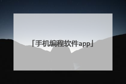 手机编程软件app