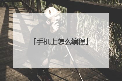 手机上怎么编程
