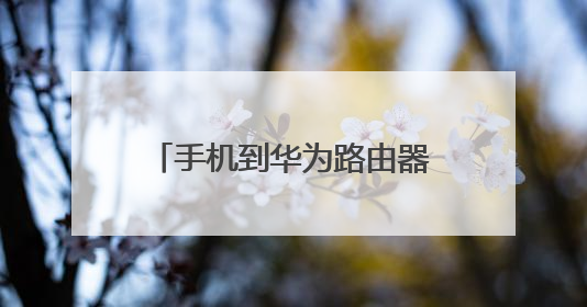 手机到华为路由器速度很慢怎么办